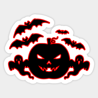 Halloween Silhouette Sticker